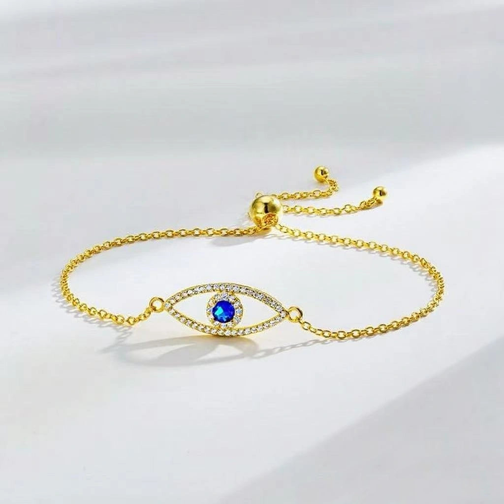 Evil Eye Slider Bracelet