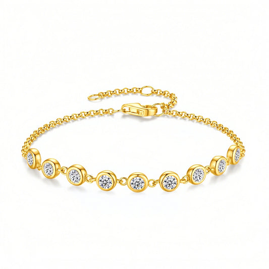 Bubble Moissanite Bracelet